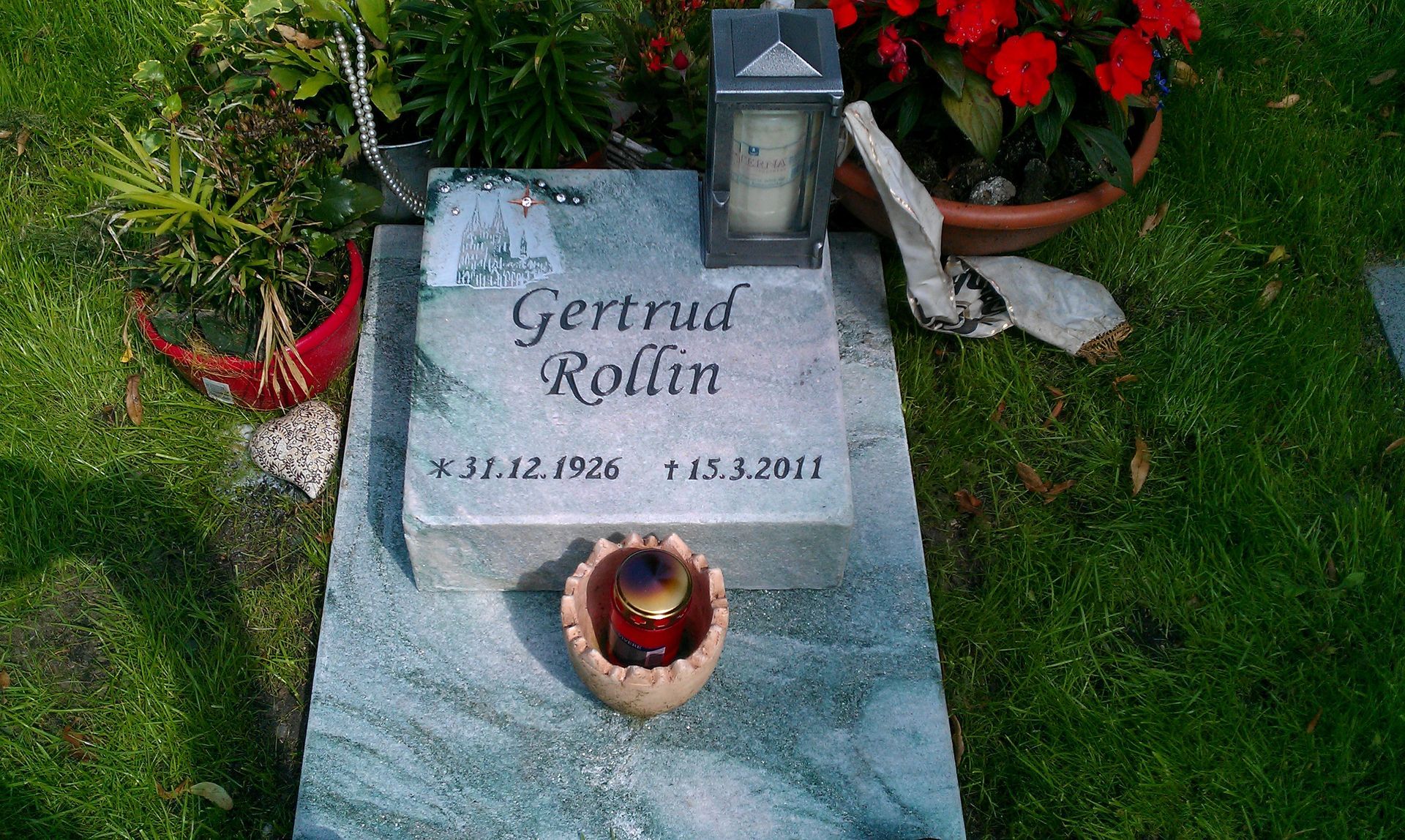 Grabstein mit dem Namen 