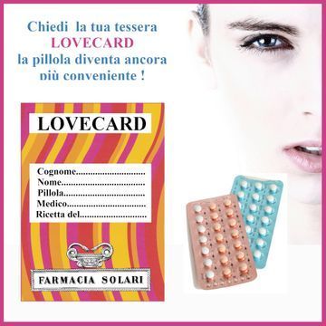 Come risparmiare sulla pillola contraccettiva con la tessera Lovecard