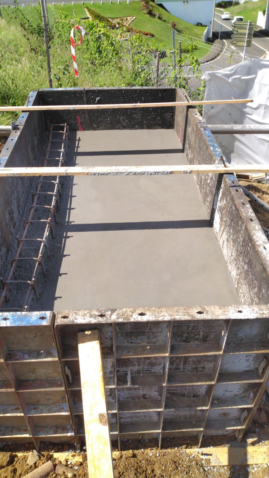 Béton coulé
