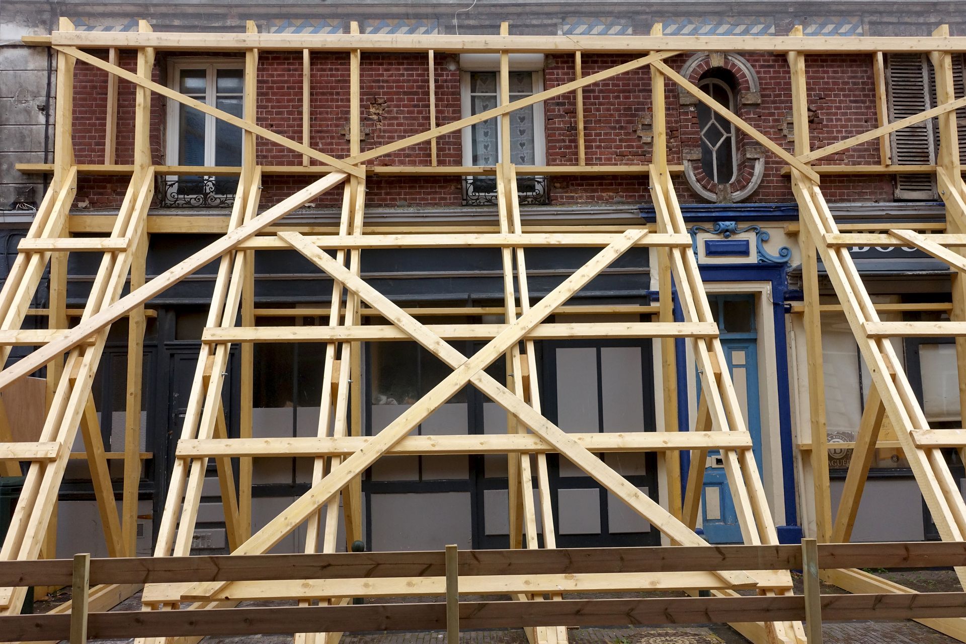 Étaiement de charpente