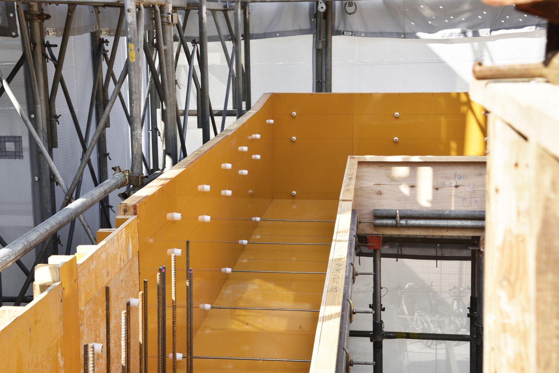 Tube de panneaux de coffrage