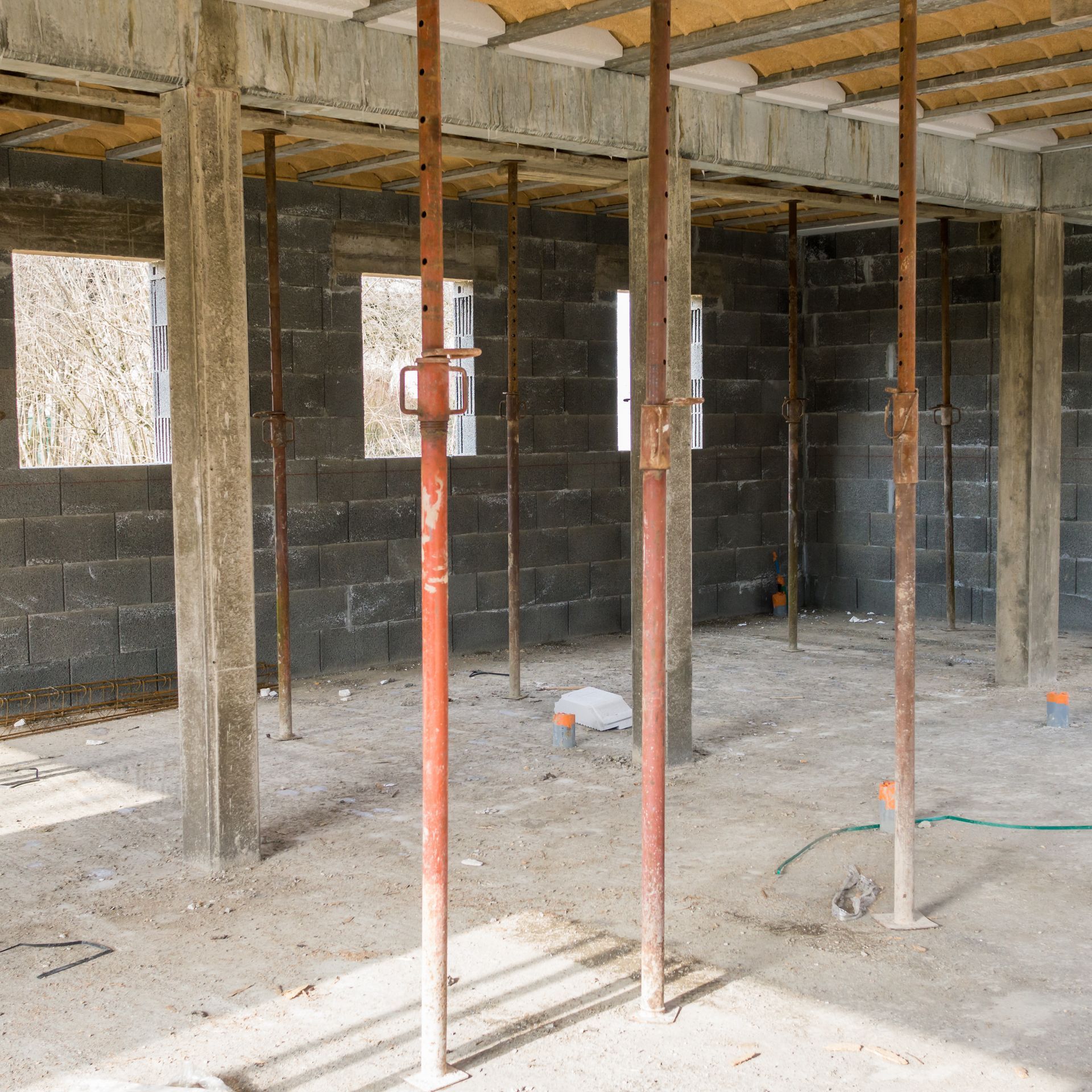 Travaux d'étaiement