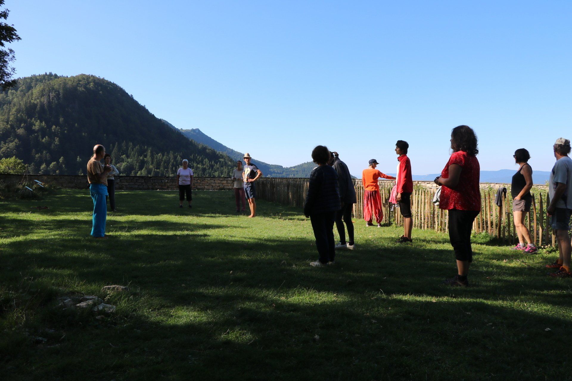 Cours de Qi Gong en plein air