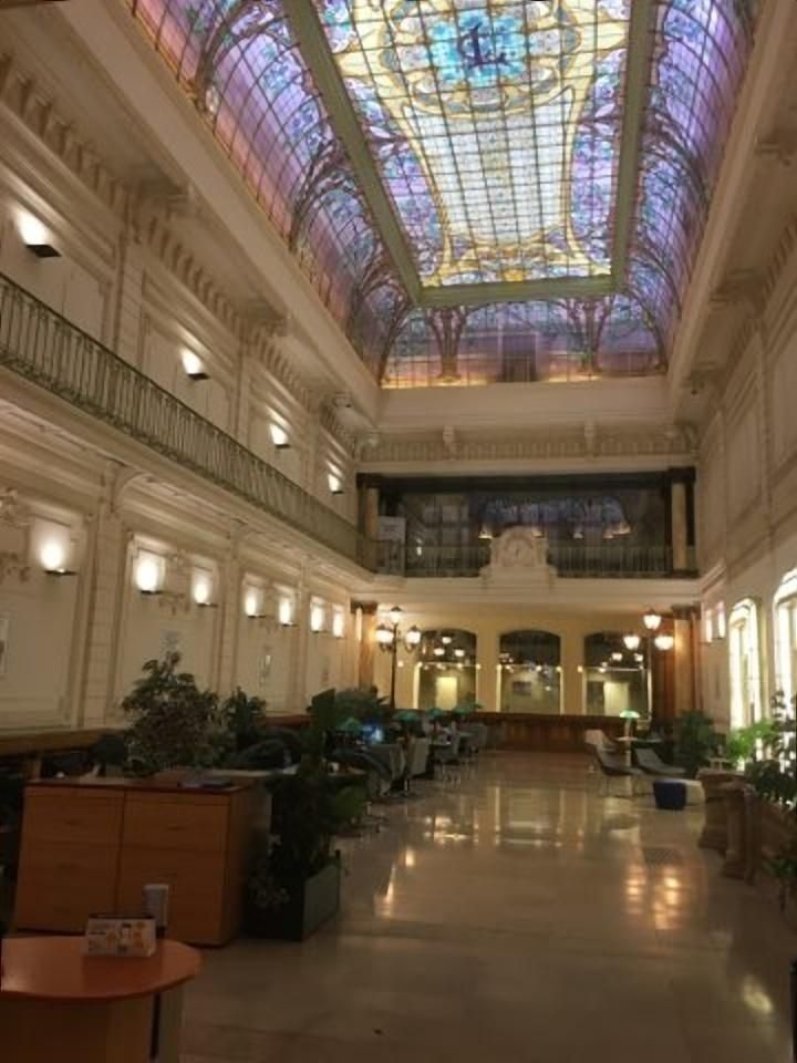 Verrière art nouveau crédit Lyonnais Nancy