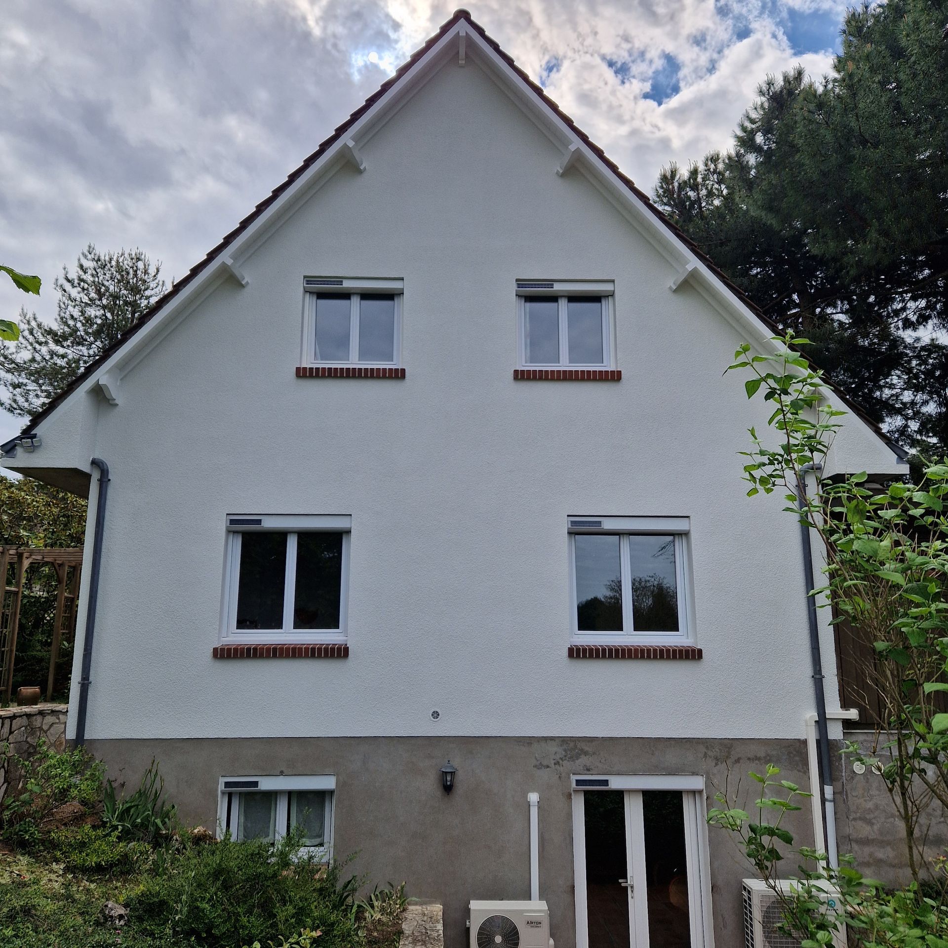 Une maison d'un client après ravalement de façade
