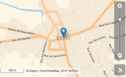 Plan de l'établissement de Etain