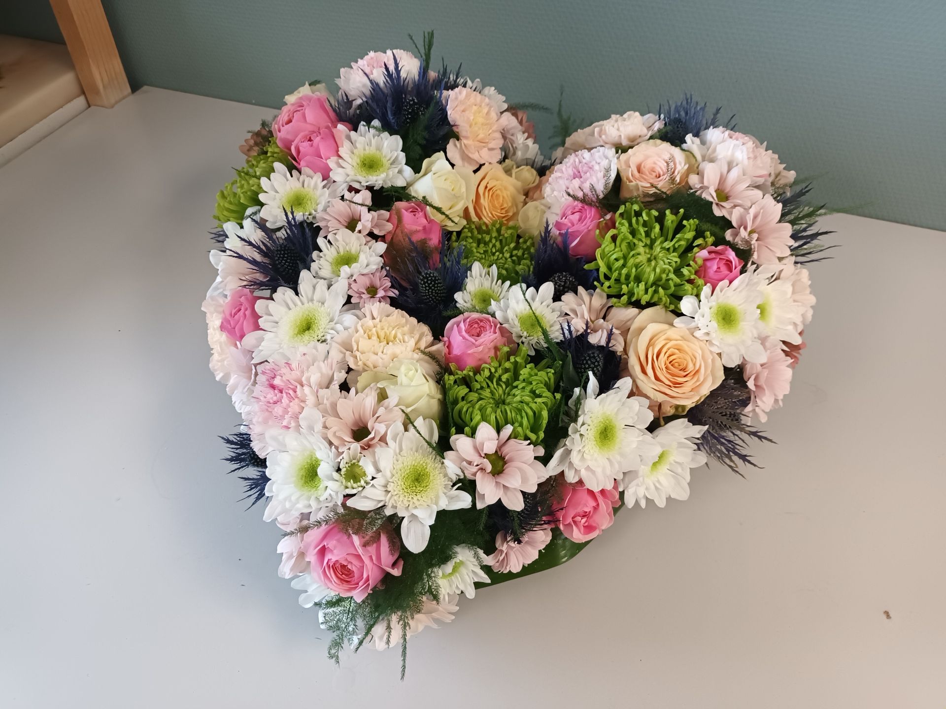 Coussin en forme de cœur