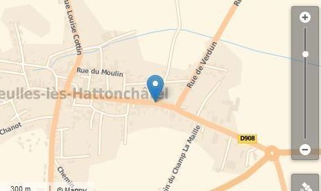 Plan de l'établissement de Vigneulles-lès-Hattonchâtel
