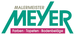 Ein grün-weißes Logo für Malermeister Meyer