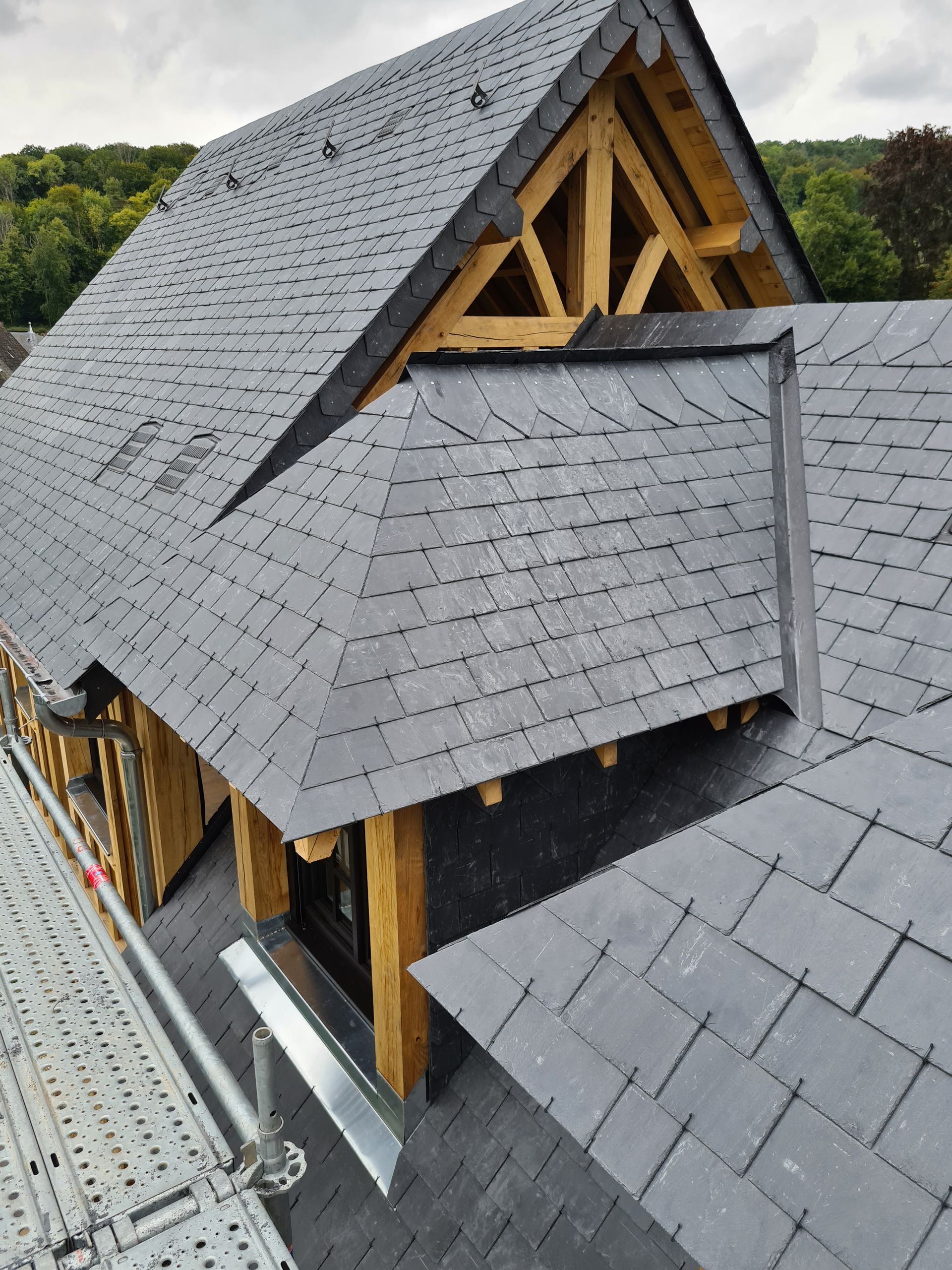 toiture ardoise Etretat