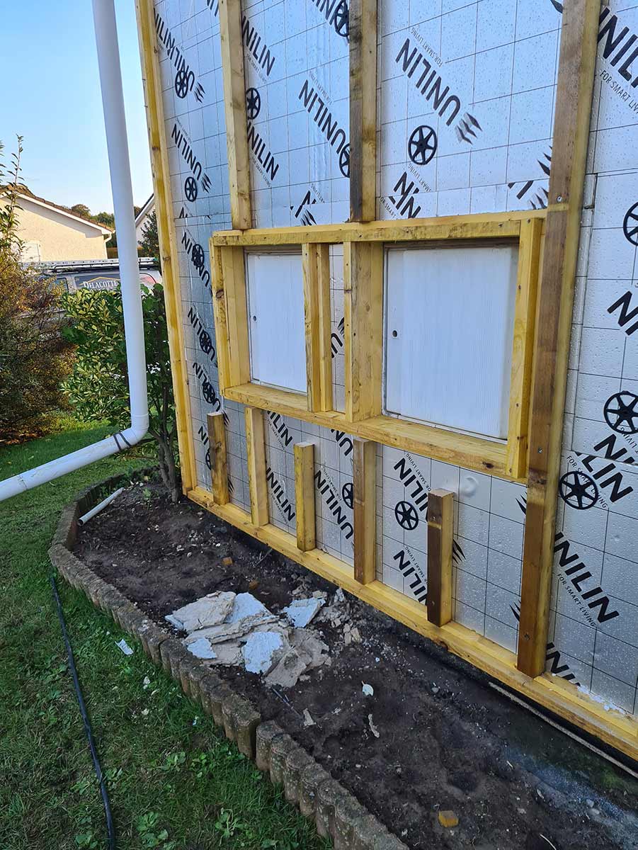 Photo de réalisation Isolation 2 mini fenêtre