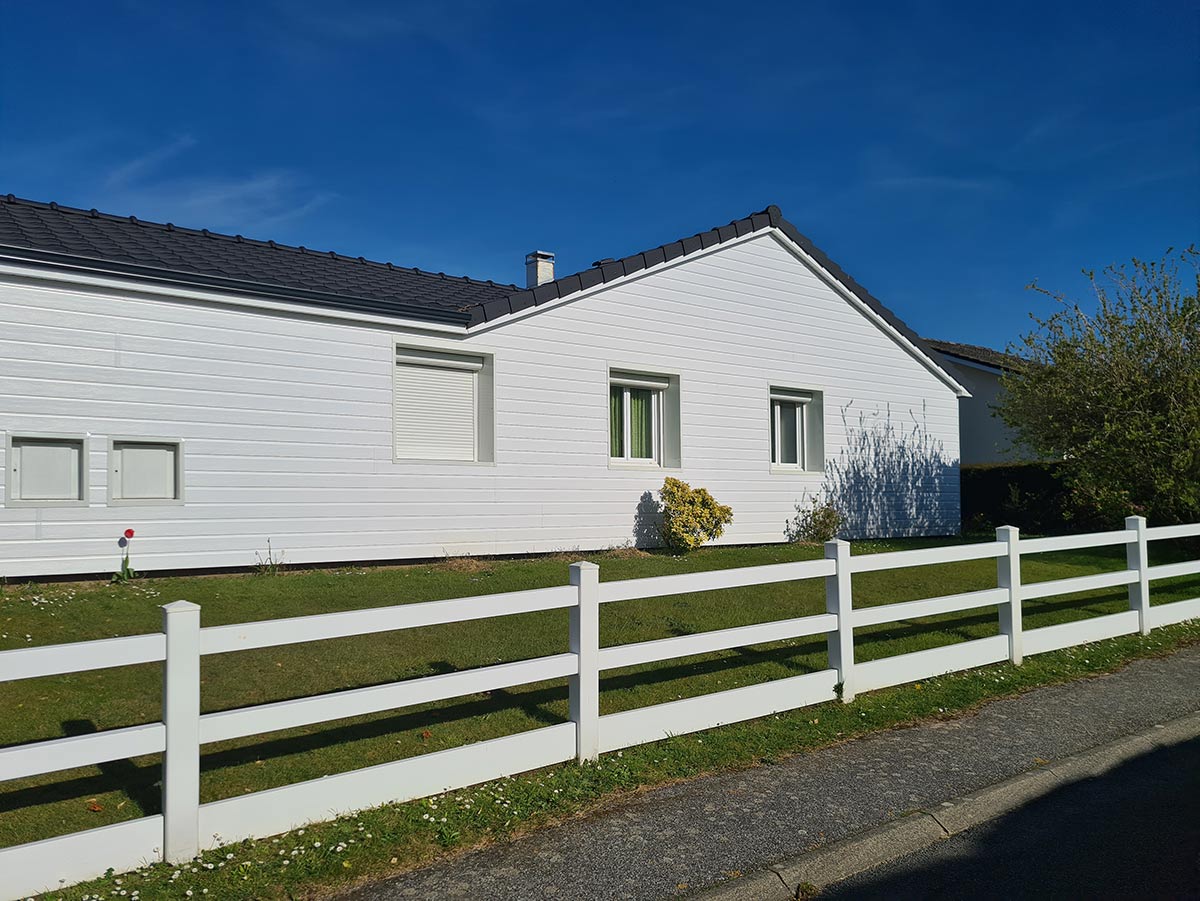 Photo de réalisation façade de maison