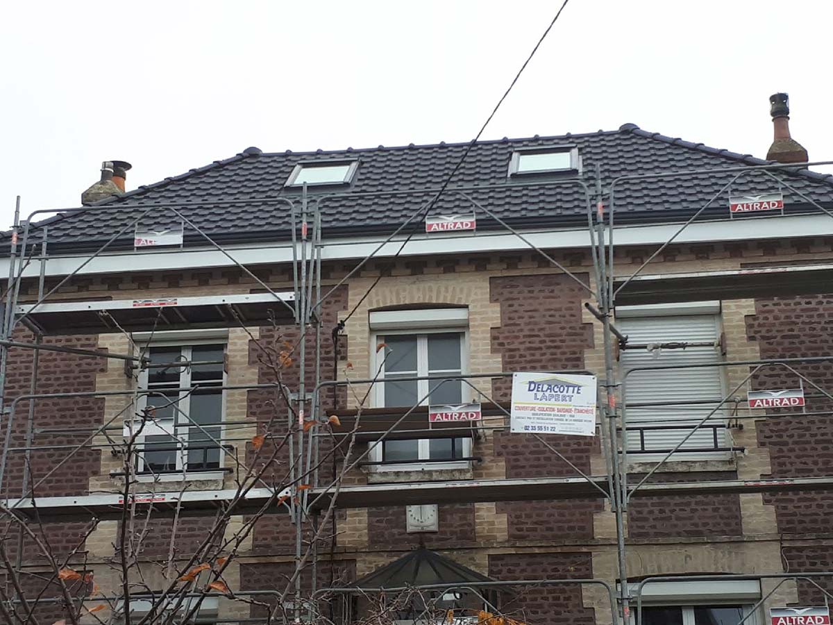 Photo de toiture & échafadage