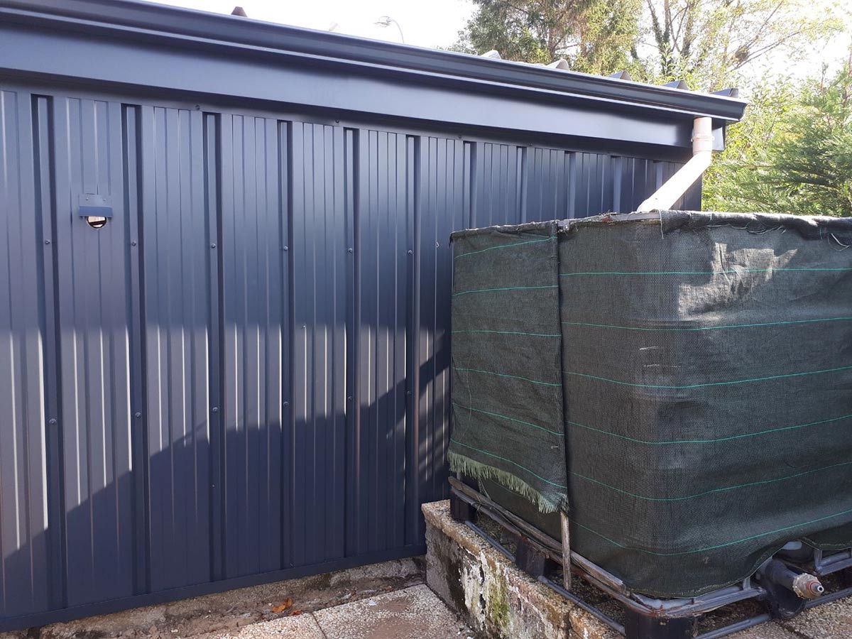 Photo de réalisation de bardage métallique arrière