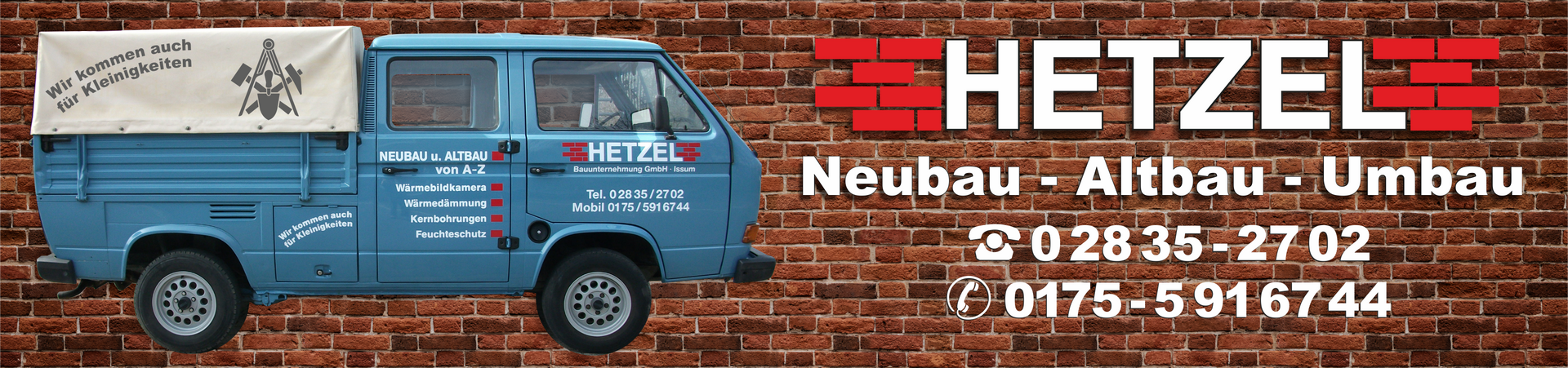 Hetzel Bauunternehmung GmbH - Bagger Großbaustelle