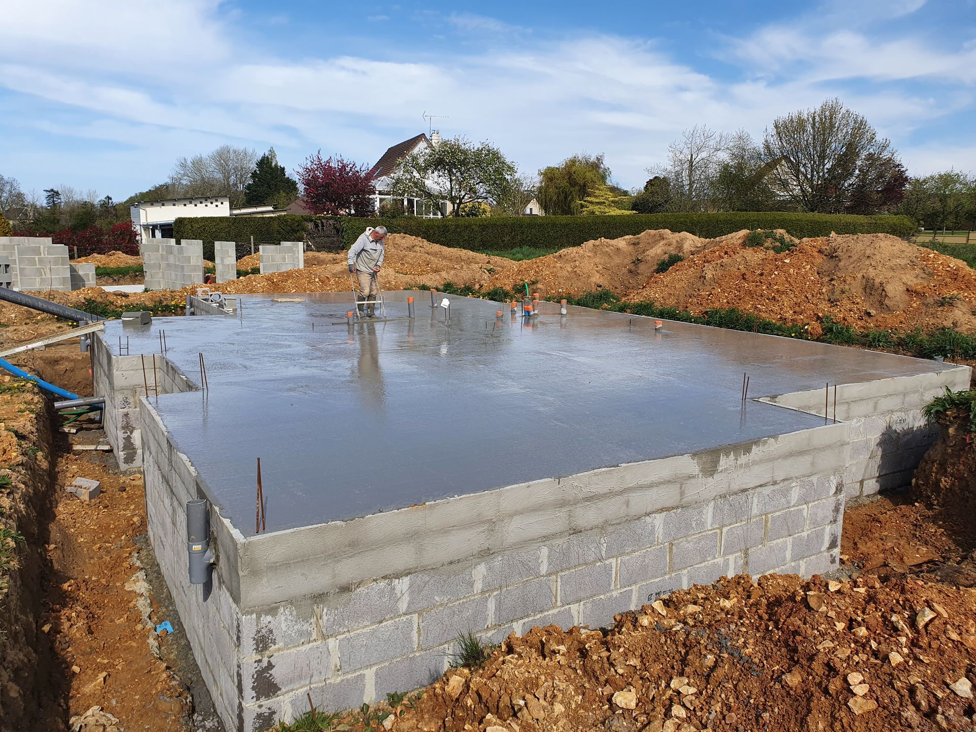 Maison en construction