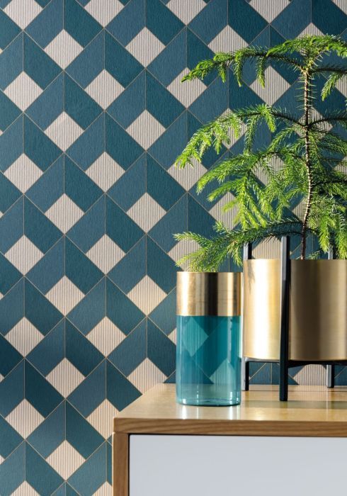 Papier peint géométrique