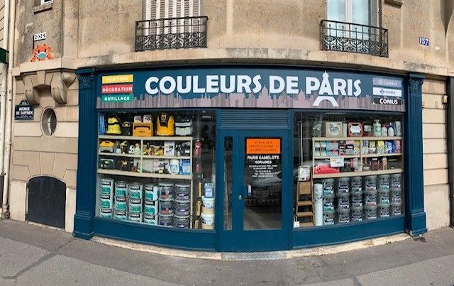 Devanture Couleurs de Paris