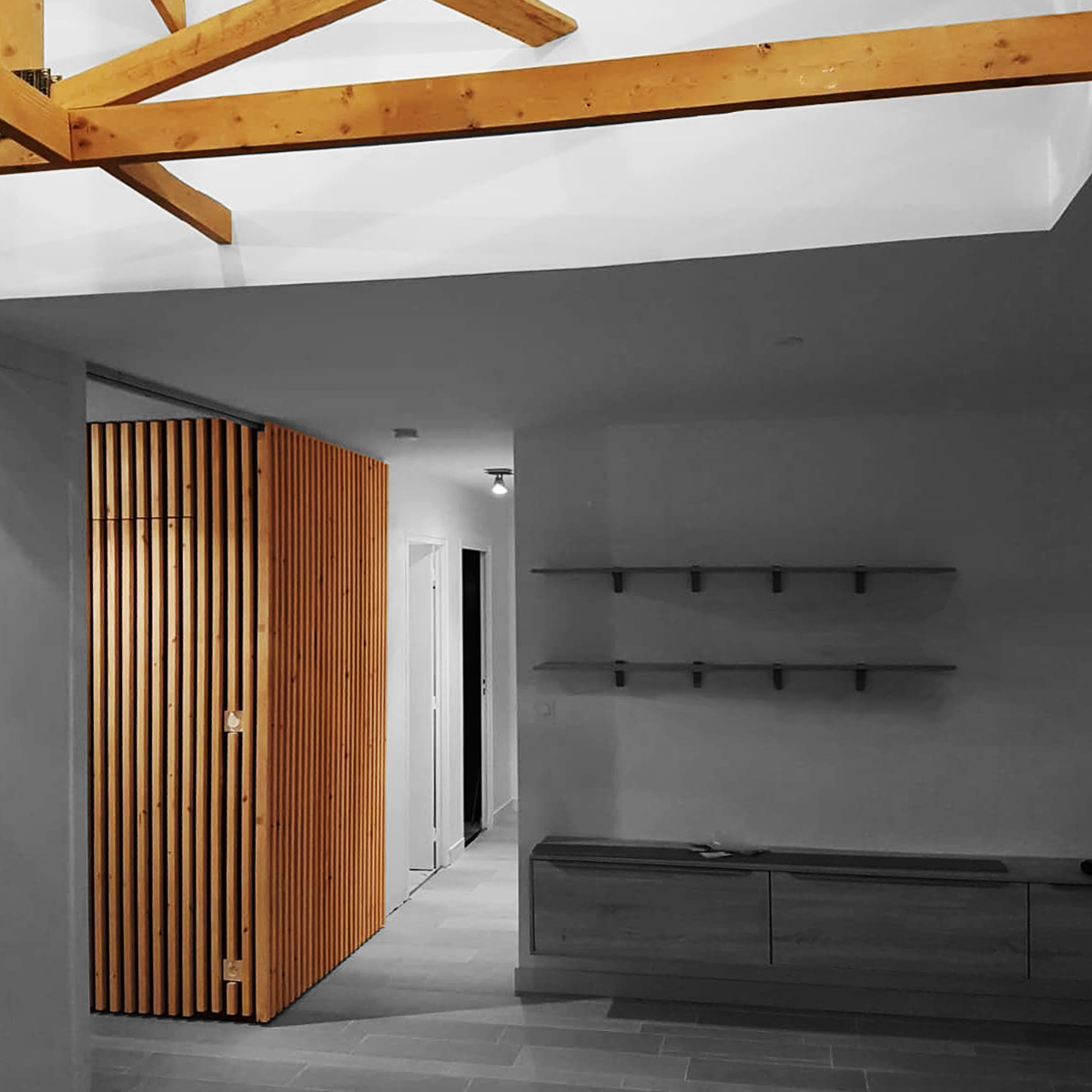 Bardage intérieur en bois