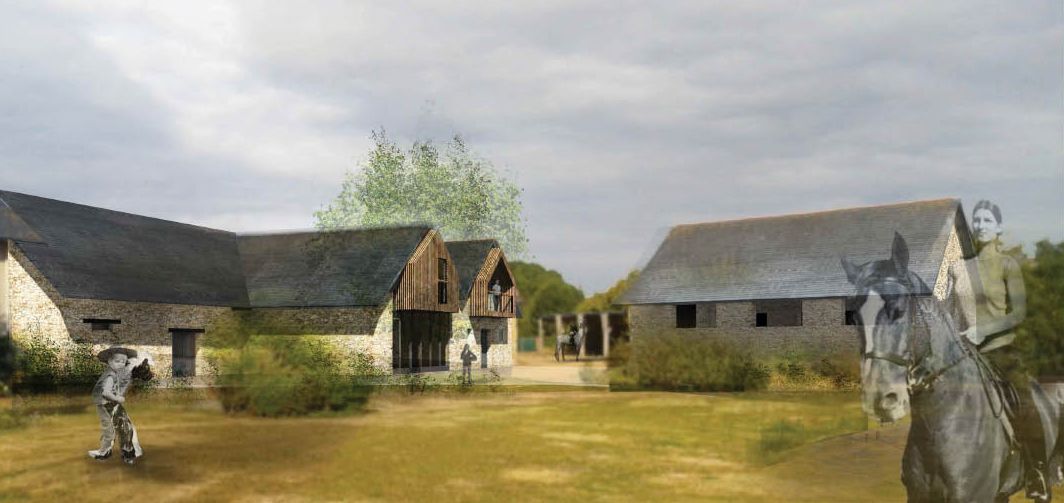 Image 3D d'un établissement équestre