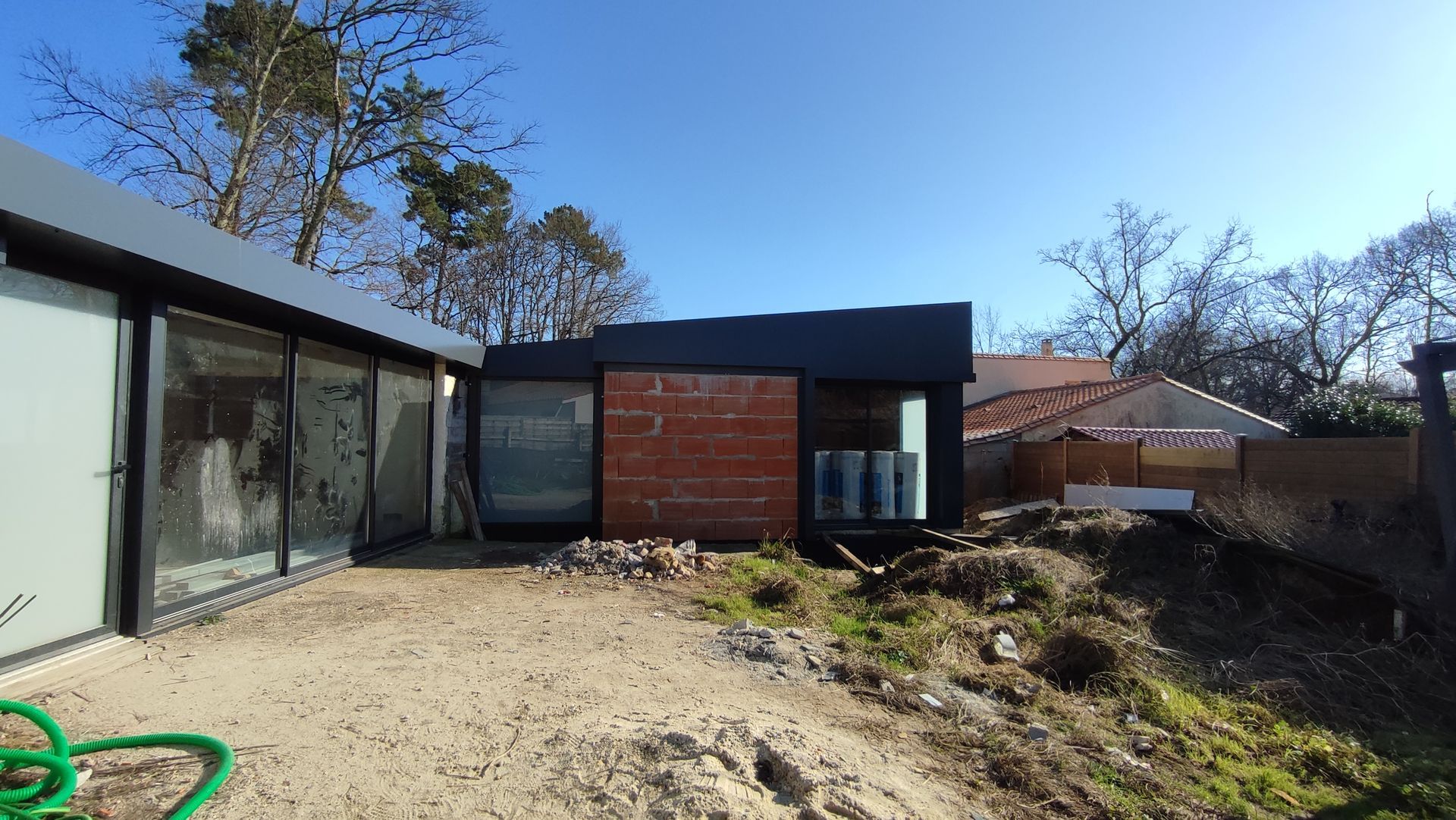 Maison en forme de L