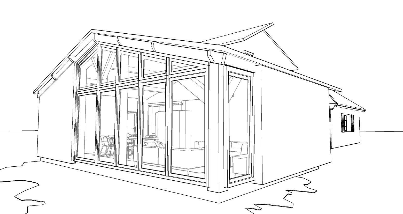 Croquis de maison refaite