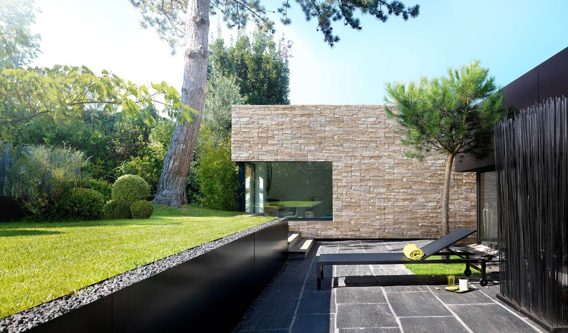 Image 3D d'un jardin surélevé