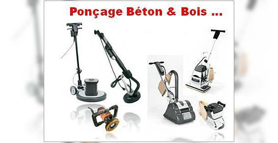 Ponçage béton & bois ...