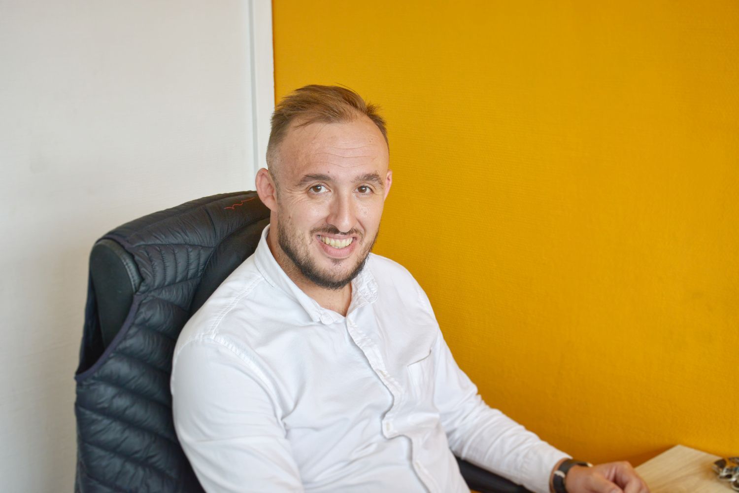 Florian Brunerie, responsable d'exploitation photovoltaique