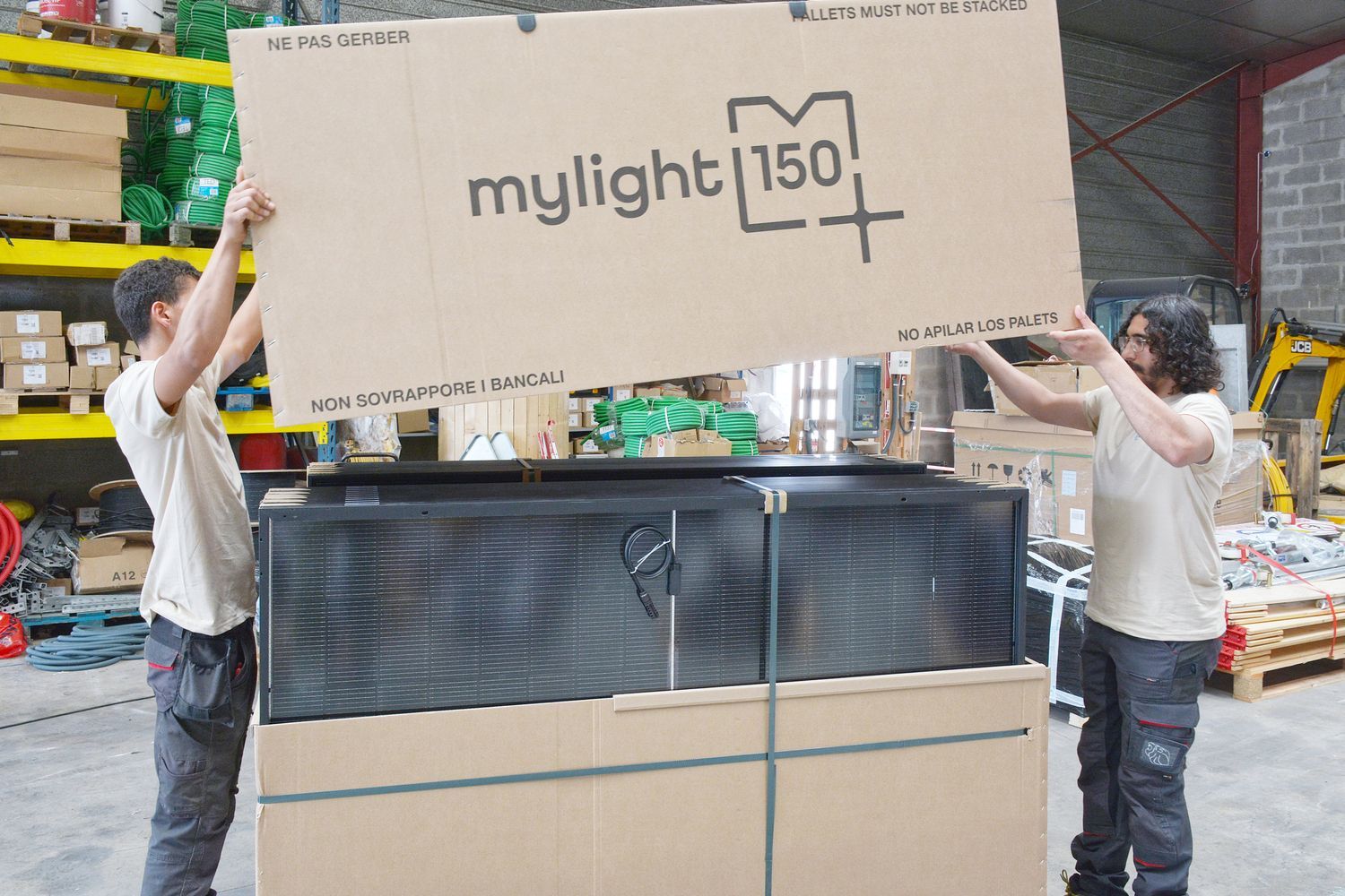 Déplacement de panneaux photovoltaïques