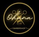 Un logotipo para una barbería llamada Ohana.