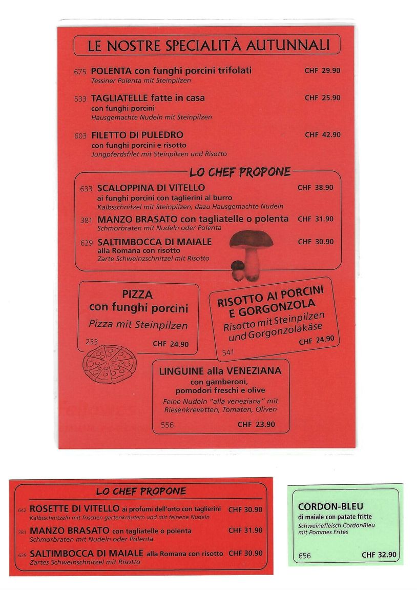 Ristorante Pizzeria Svizzero| Locarno