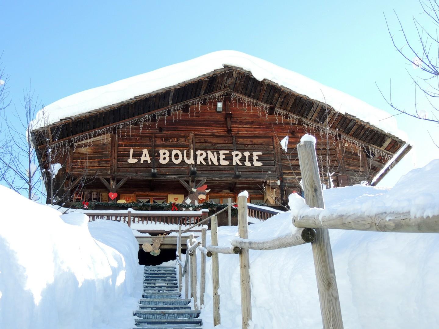 l'accès à la Bournerie l'hiver