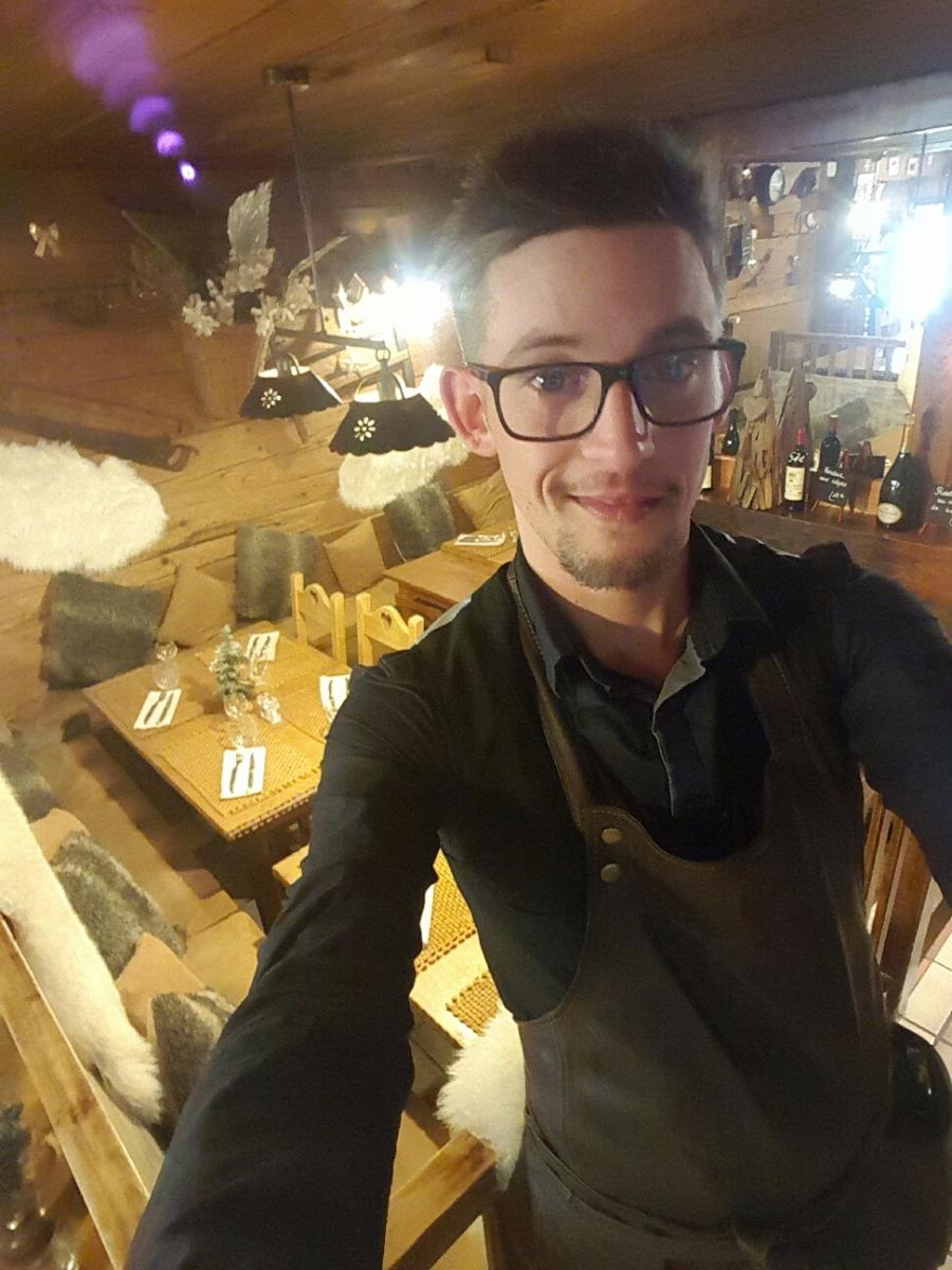 Pierrick en plein travail