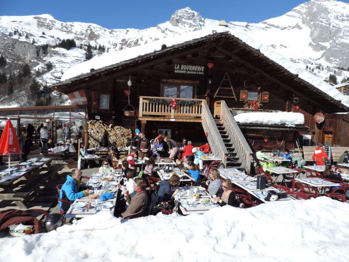 Terrasse ski au pied