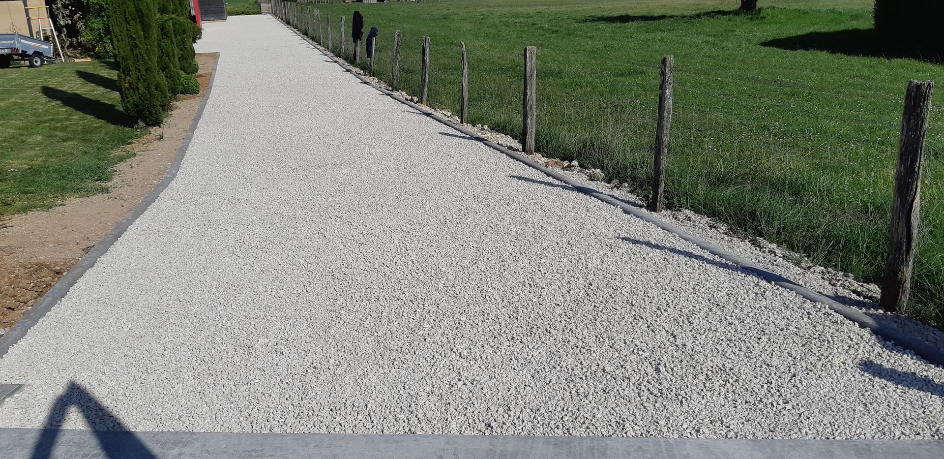 Chemin d'accès après travaux