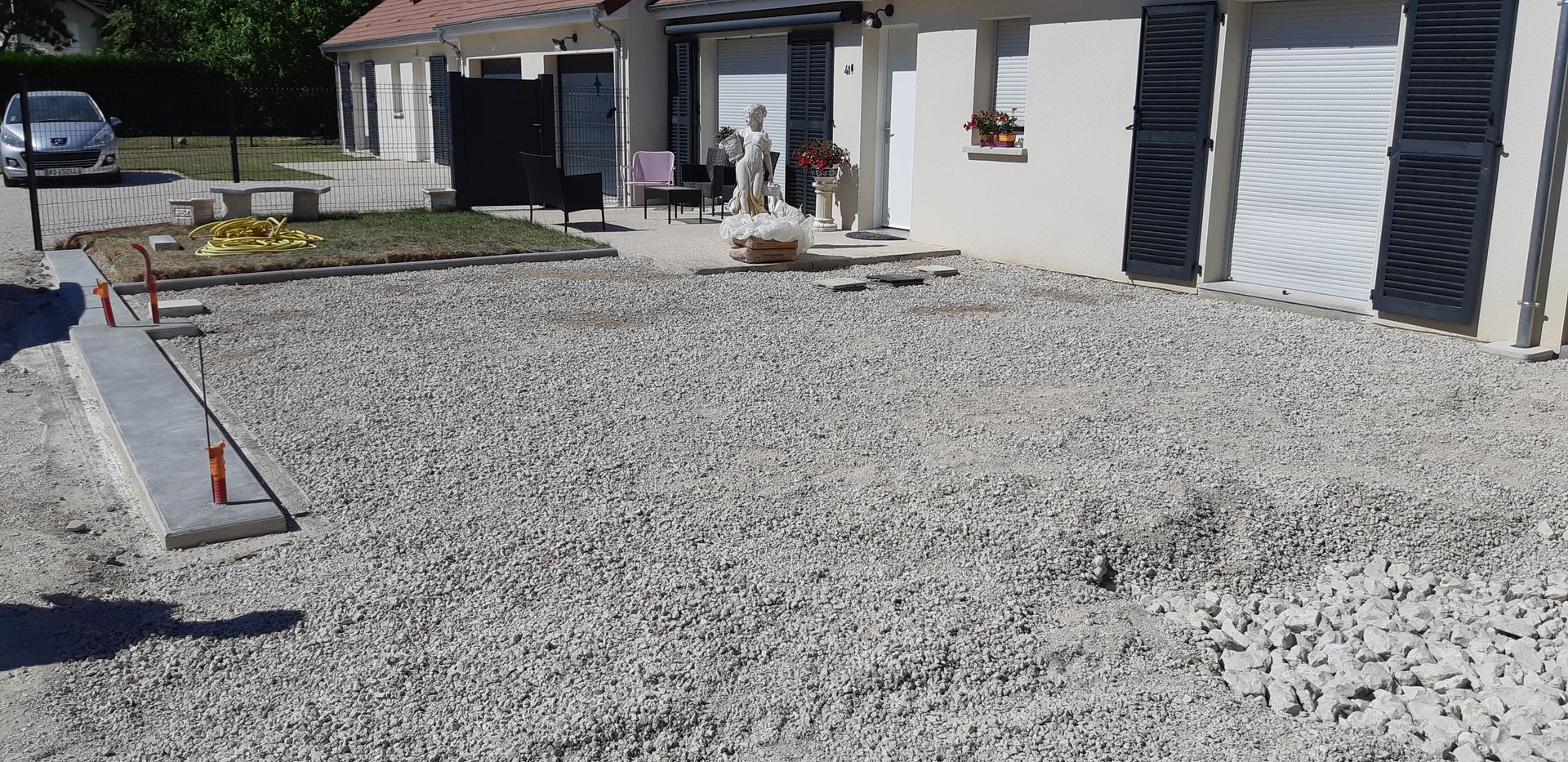 Terrasse avant les travaux