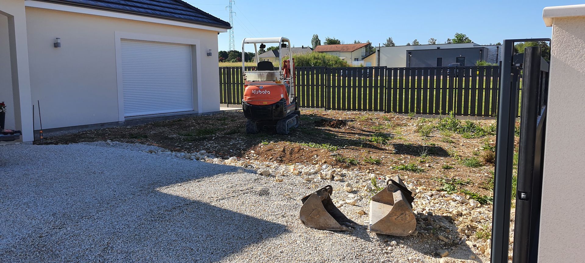 Terrassement du terrain