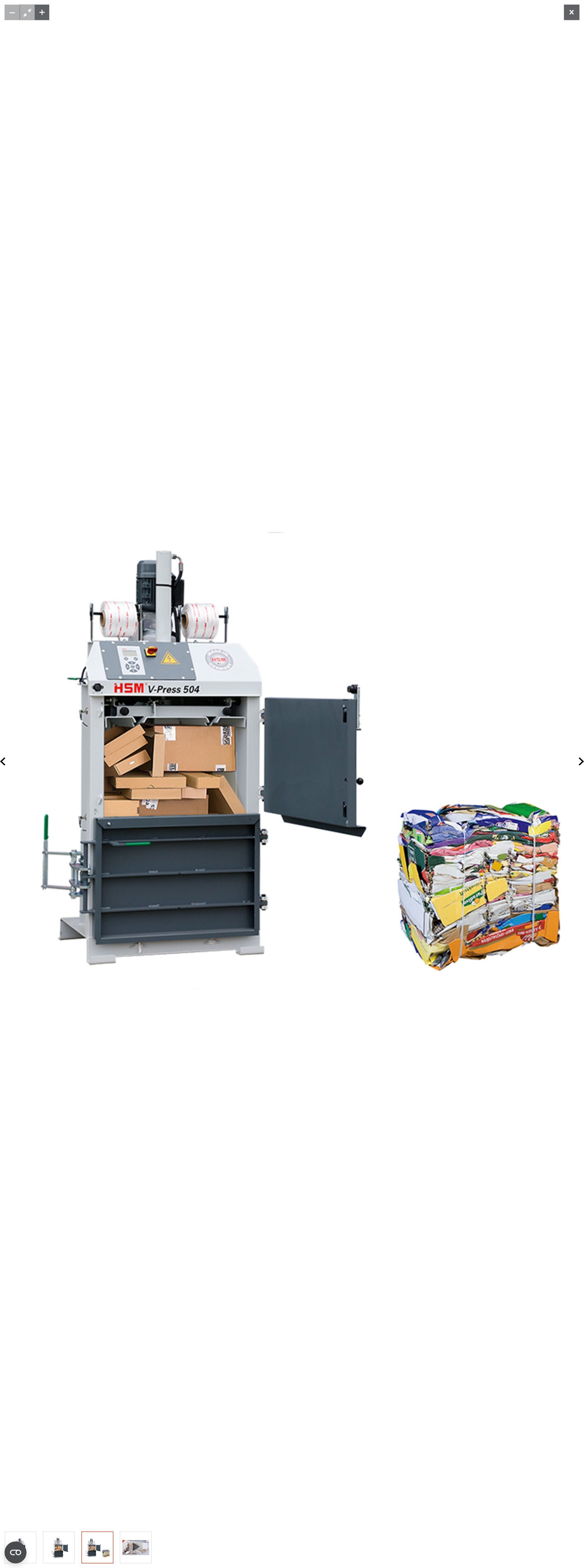 MUC GmbH – HSM V-Press 504 Vertikale Ballenpresse
