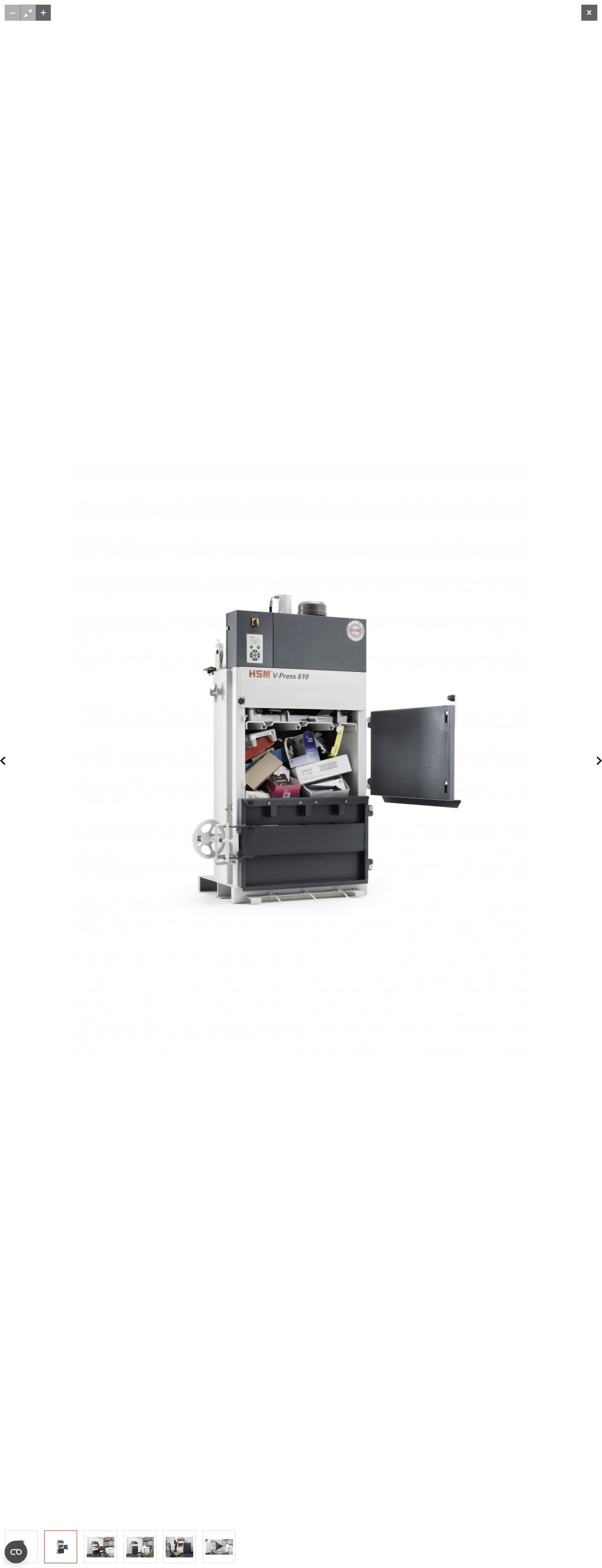 MUC GmbH – HSM V-Press 605 Vertikale Ballenpresse