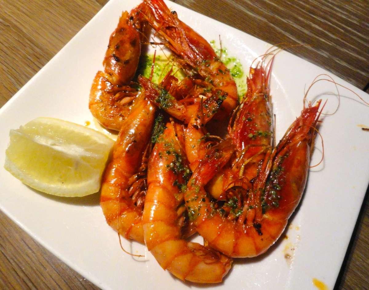 Gambas a la plancha