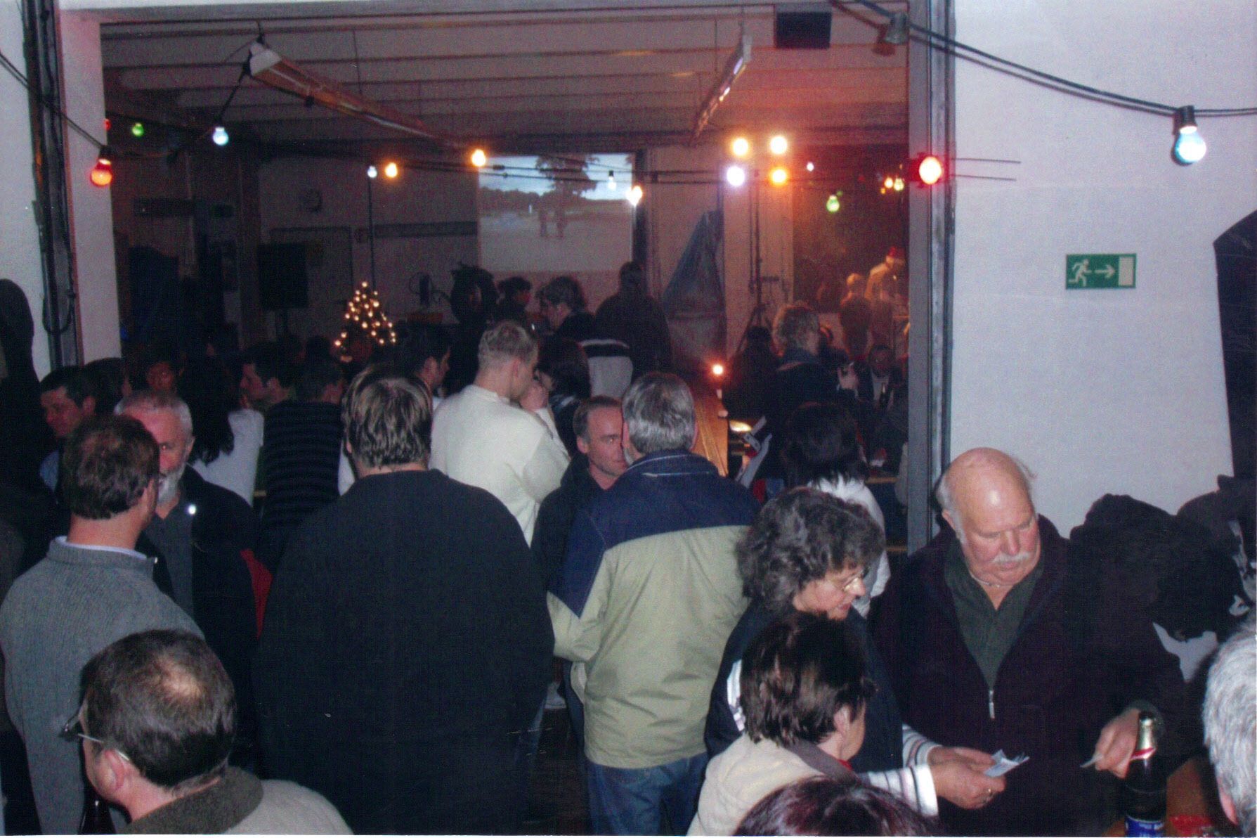 Firmenfeier (Weihnachtsfeier) , viele Menschen