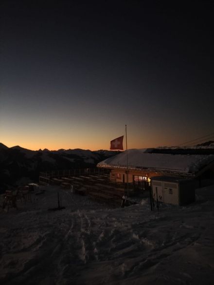 Aussicht von der Ötzi-Bar Lenk