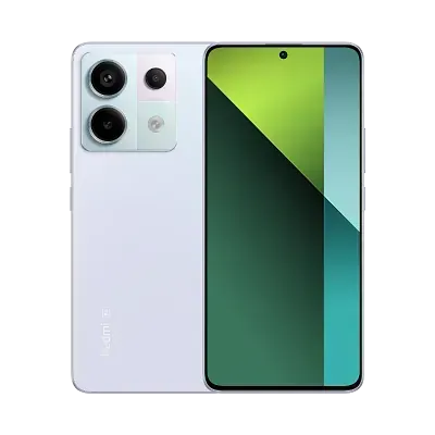 La parte trasera y delantera de un teléfono inteligente Xiaomi Redmi Note 10 Pro 5G.