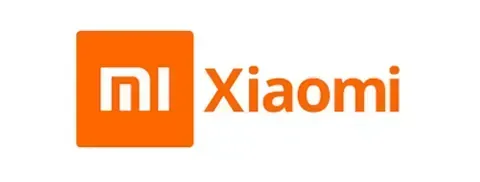 El logotipo de Xiaomi es naranja y blanco sobre un fondo blanco.