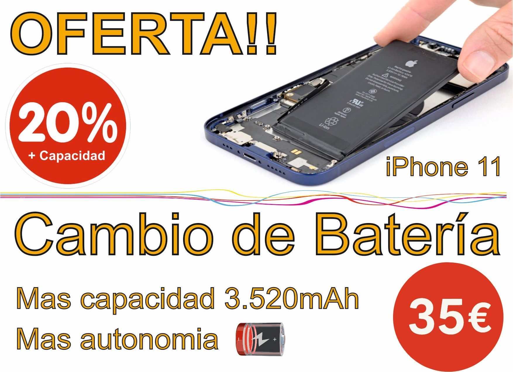 Un teléfono que tiene el número 13