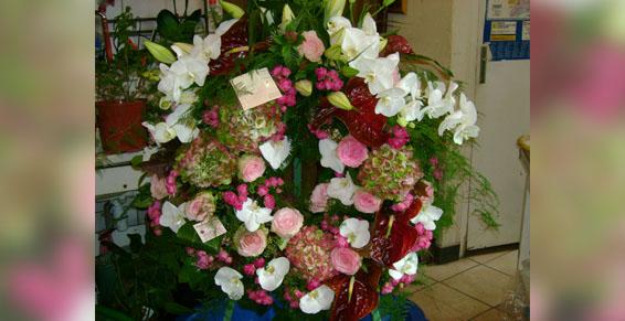 Vente de couronnes pour funérailles - Passion Fleurs