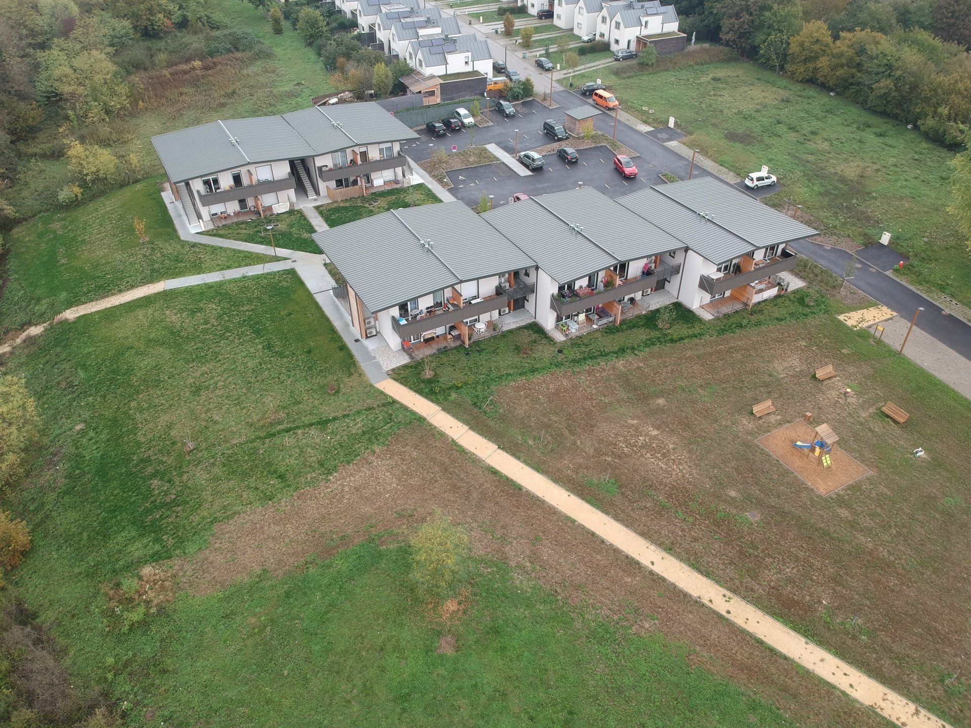 40 logements à Seynod, vue du ciel
