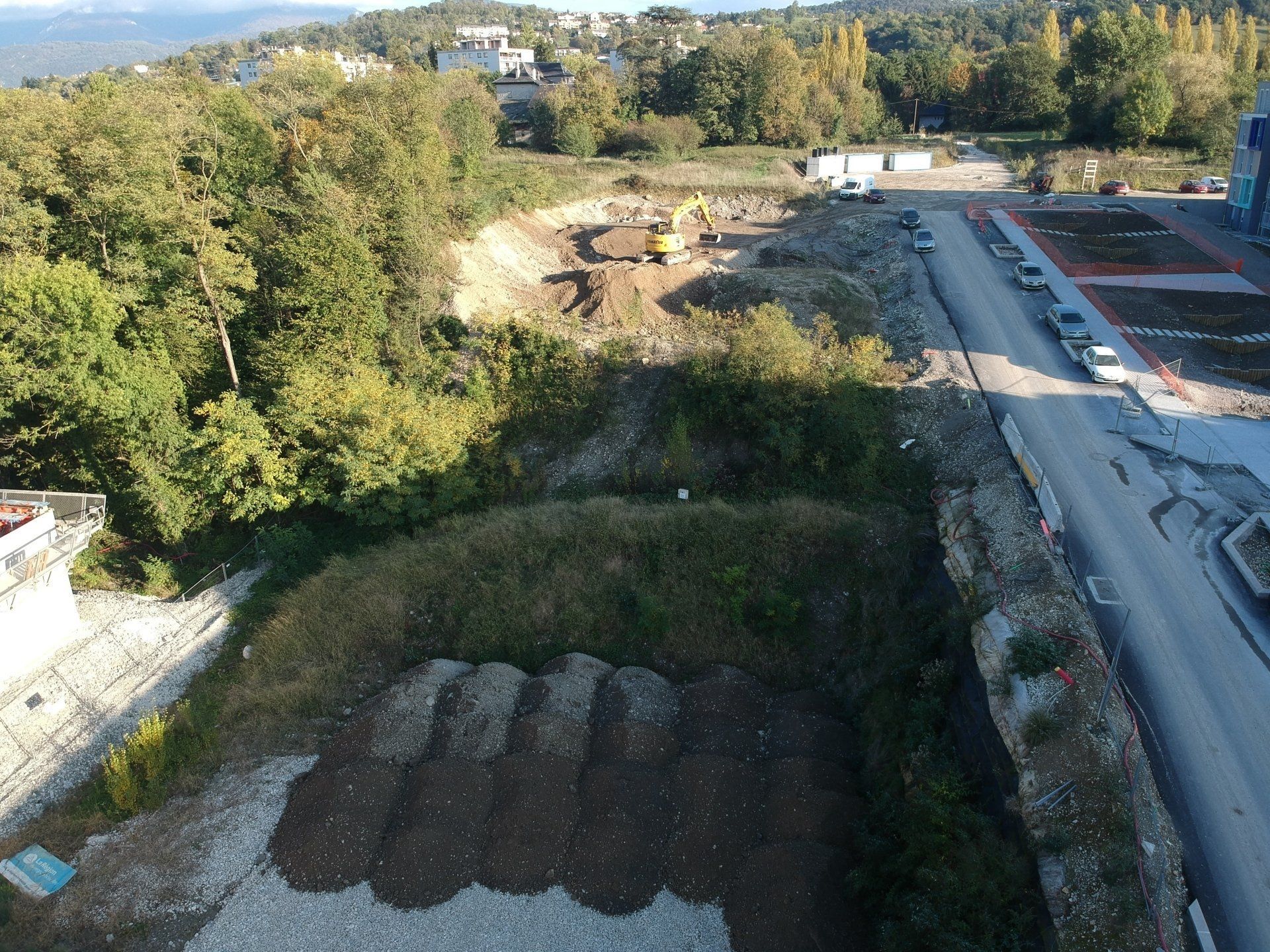 Travaux de terrassement et préparation du sol