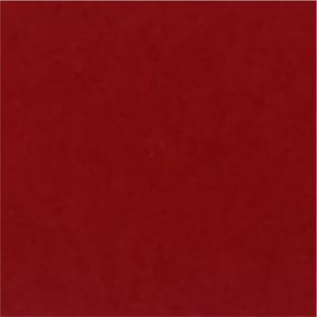 Eine Nahaufnahme einer roten quadratischen Kachel.